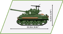 Amerikanischer Mittlerer Panzer Sherman M4A3 COBI 2570 - Worls War II - kopie