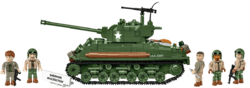 Amerikanischer Mittlerer Panzer Sherman M4A3 COBI 2570 - Worls War II - kopie