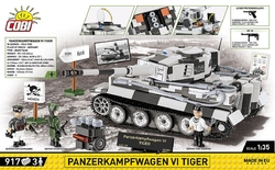German tank Panzer VI TIGER 131 COBI 2588 - World War II 1:28 - kopie