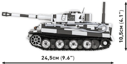 German tank Panzer VI TIGER 131 COBI 2588 - World War II 1:28 - kopie