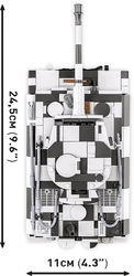 German tank Panzer VI TIGER 131 COBI 2588 - World War II 1:28 - kopie