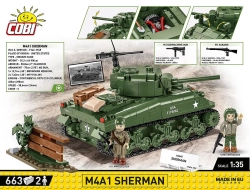 American Sherman M4A1 Medium Tank COBI 3044 - Company of Heroes 3 - kopie