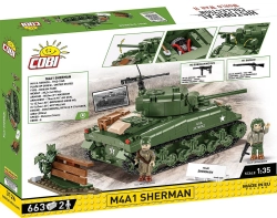American medium tank M4A1 Sherman COBI 3126 - World War II 1:35
