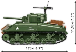 American Sherman M4A1 Medium Tank COBI 3044 - Company of Heroes 3 - kopie