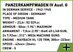 Deutscher Panzer IV Ausf. G COBI 3045 - Company of Heroes 3 - kopie - kopie