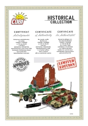 Německý tank Panzer V Panther & ruské dělo 152mm ML-20 COBI 3144 - Limited Edition WW II 1:35