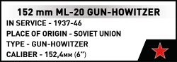 Německý tank Panzer V Panther & ruské dělo 152mm ML-20 COBI 3144 - Limited Edition WW II 1:35