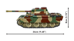 Německý tank Panzer V Panther & ruské dělo 152mm ML-20 COBI 3144 - Limited Edition WW II 1:35