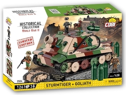 German heavy tank destroyer Panzerjäger Tiger (P) Sd.Kfz.184 Elefant COBI 2582 - World War II 1:28 - kopie