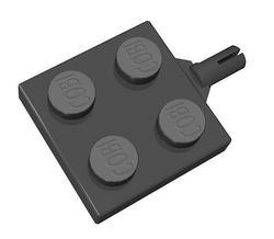 Spare part - tenon 2x2 1/3 black COBI-43120 - kopie