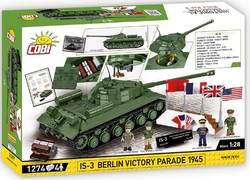 Ruský ťažký tank IS-3 Berlin Victory Parade 1945 COBI 2589 - Limited Edition WW II 1:28