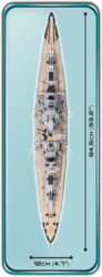 Bitevní loď BISMARCK COBI 4819 - World War II