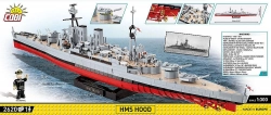 Britský křižník HMS HOOD COBI 4830 - World War II - kopie