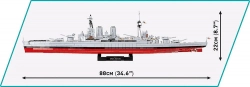 Britský křižník HMS HOOD COBI 4830 - World War II - kopie