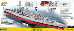 Bojová loď HMS HOOD COBI 4829 - Limitovaná edícia WW II - kopie