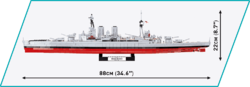 Britský křižník HMS HOOD COBI 4820 - World War II
