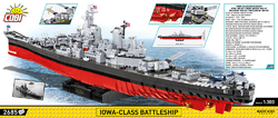 Bitevní loď USS IOWA (BB-61 / USS MISSOURI (BB-63) COBI 4812 - World War II - kopie