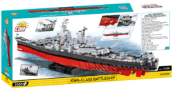 American IOWA Class Battleship 4in1 COBI 4836 - Executive Editions WW II
