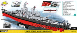 American IOWA Class Battleship 4in1 COBI 4836 - Executive Editions WW II - kopie