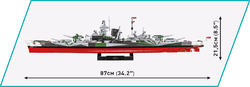 Bitevní loď TIRPITZ COBI 4809 - World War II - kopie