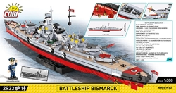 Schlachtschiff BISMARCK COBI 4819 - World War II - kopie