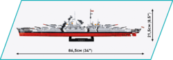 Německá bitevní loď BISMARCK COBI 4840 - Executive Edition WW II