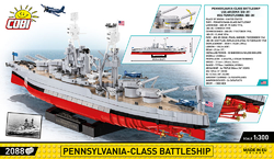 Americká bitevní loď Pennsylvania COBI 4842 - World War II