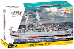 Amerikanisches Schlachtschiff der USS Missouri COBI 4837 - World War II - kopie