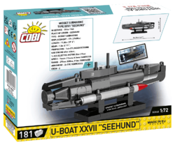 German submarine U-Boot U 47 type VIIB COBI 4828 - World War II - kopie