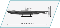 Německá ponorka U-Boot U-96 typ VIIC COBI 4847 - World War II