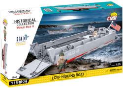 US-Landungsboot LCVP-HIGGINS BOAT D-Day COBI 4849 – World War II 1:35