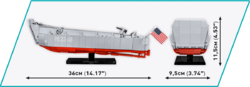 Americký vyloďovací člun LCVP-HIGGINS BOAT den D COBI 4849 - World War II 1:35