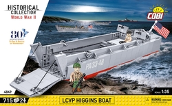 Americký vyloďovací člun LCVP-HIGGINS BOAT den D COBI 4849 - World War II 1:35