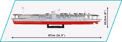 Japanisches Schlachtschiff Yamato COBI 4833 - World War II - kopie