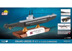 Nórska ponorka HNoMS UREDD P-41 COBI 4861 - World War II 1:300
