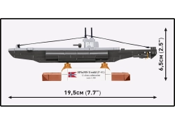 Nórska ponorka HNoMS UREDD P-41 COBI 4861 - World War II 1:300