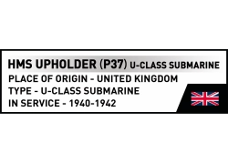 German submarine U-Boot VIIB U-47 COBI 4858 - World War II 1:300 - kopie