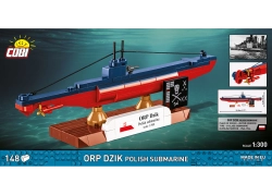 Polská ponorka ORP DZIK COBI 4864 - World War II 1:300