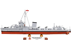 Loď torpédoborec ORP BLYSKAWICA II WW COBI 4807 - Small Army - kopie