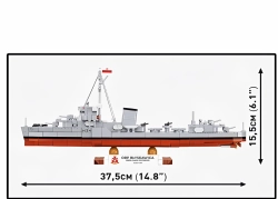 Loď torpédoborec ORP BLYSKAWICA II WW COBI 4807 - Small Army - kopie