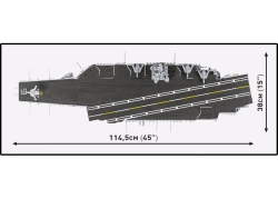 Americká letadlová loď  USS Enterprise CVN-65 COBI 4869 - Armed Forces 1:300