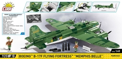 Americký dálkový bombardovací letoun Boeing B-17F MEMPHISKÁ KRÁSKA COBI 5707 - World War II