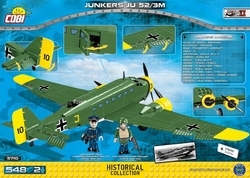 Německý dopravní letoun Junkers JU 52/3M  COBI 5710 - World War II