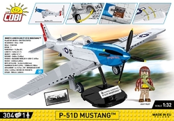 Stíhací letoun North American P-51D Mustang COBI 5806 - TOP GUN Maverick - kopie