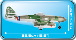 proudový stíhací letoun MESSERSCHMITT ME 262A COBI 5543 - World War II - kopie