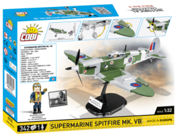 British fighter Supermarine Spitfire MK.VB COBI 5725 - World War II