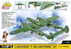 Stíhací-bombardovací letoun Lockheed P-38L Lightning COBI 5539 - World War II - kopie