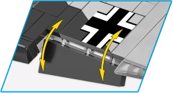 German fighter Messerschmitt BF 109 G COBI 5761 - World War II 1:32 - kopie