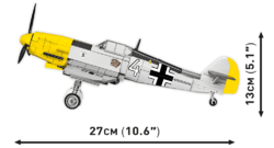 Německýtíhací letoun Messerschmitt BF 109 E-3 COBI 5727 - World War II