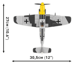 Kampfflugzeug Messerschmitt BF-109 F-2 COBI 5715 - World War II - kopie